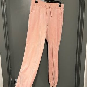 Pink Velour Pants